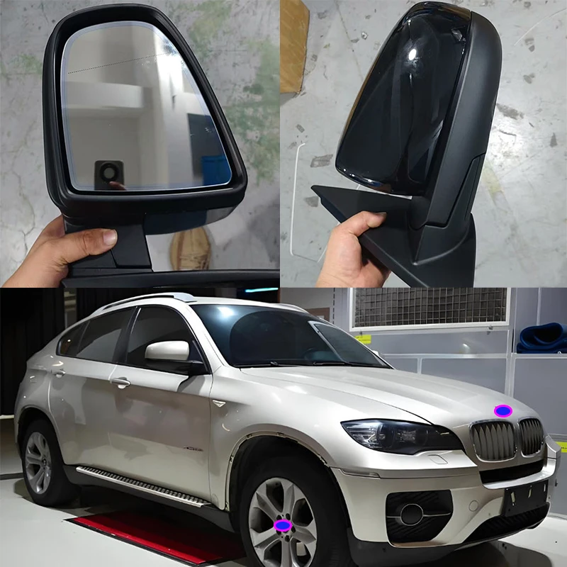 

Для BMW X6 E71 2007-2014 автоматическая левая или правая складная камера с подогревом и автоматическим затемнением, заднее зеркало в сборе