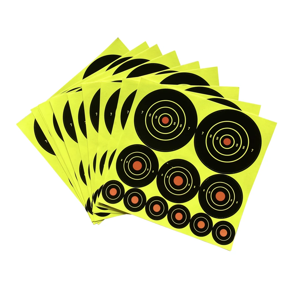 Combo Sizes Color Impact Sticker Targets 110 Counts Per Pack