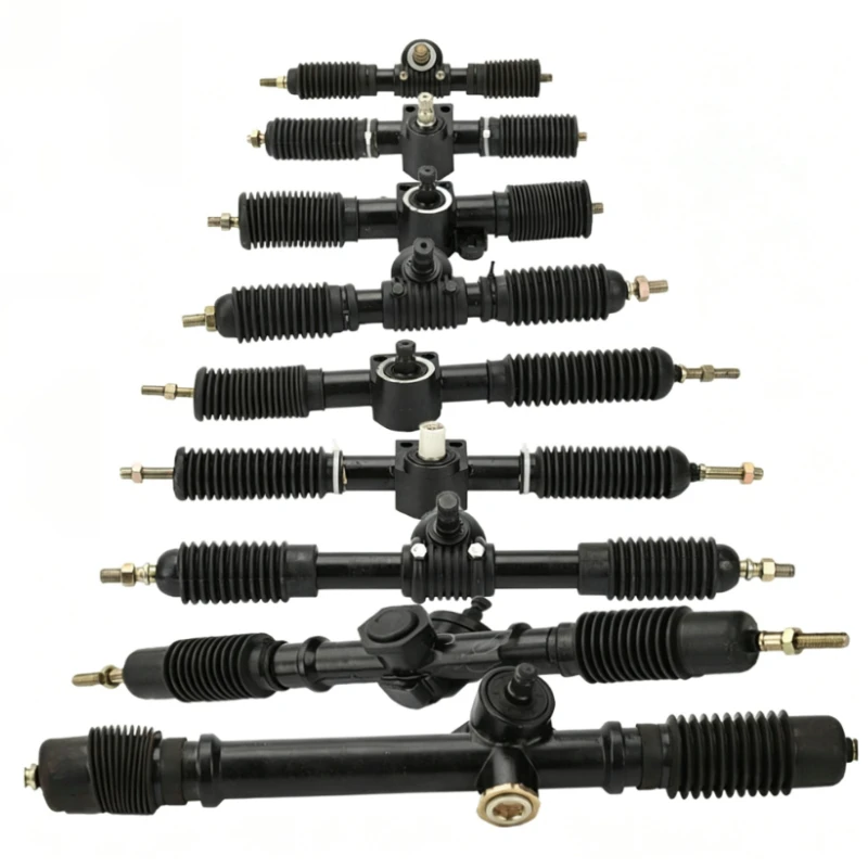 Suitable for self-made modified four-wheel beach car kart accessories, iron and aluminum steering machine steering machine