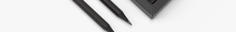 DELI Graphitstifte aus schwarzem Holz, 10 Stück, HB 2B, professionelle Zeichnungs- und Schreibstifte für Schule, Büro, Schreibwaren, Geschenkset – Detail 6