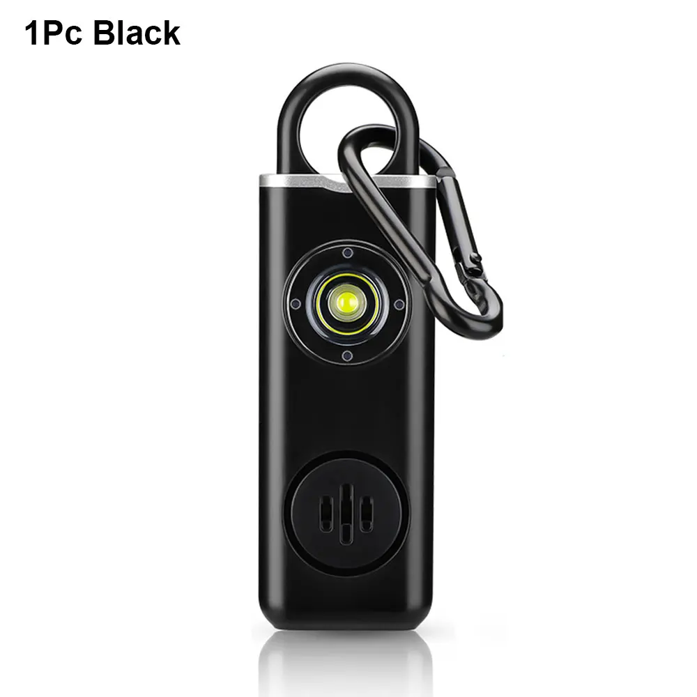 Awapow Persoonlijke Verdediging Alarm 130db Met Led Licht Oplaadbare Zelfverdediging Vrouw Veiligheid Alarm Sleutelhanger Nood Anti-Aanval