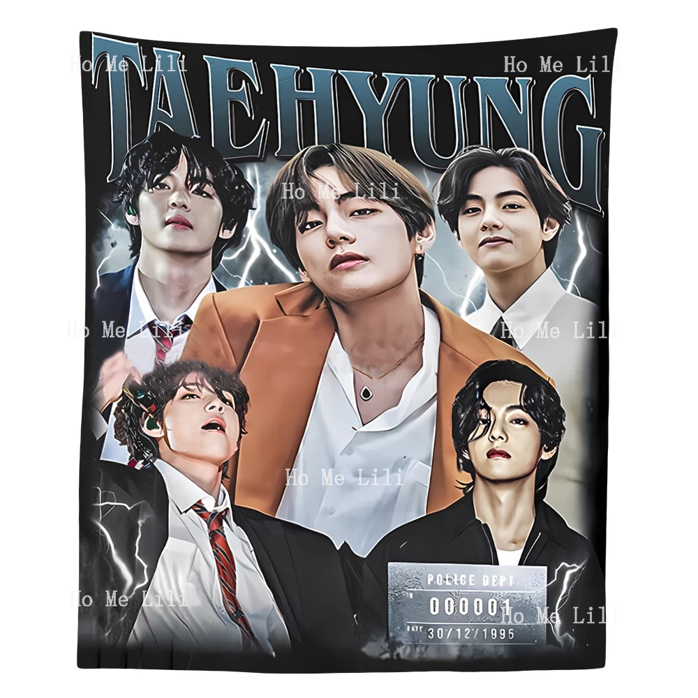 Limited Taehyung Korean Pop Bedroom Livingroom Modern Design Tapestries