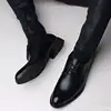 2025 Men’s Fashion Height-Increasing Shoes – Comfortable Casual Business Flats for Spring 2