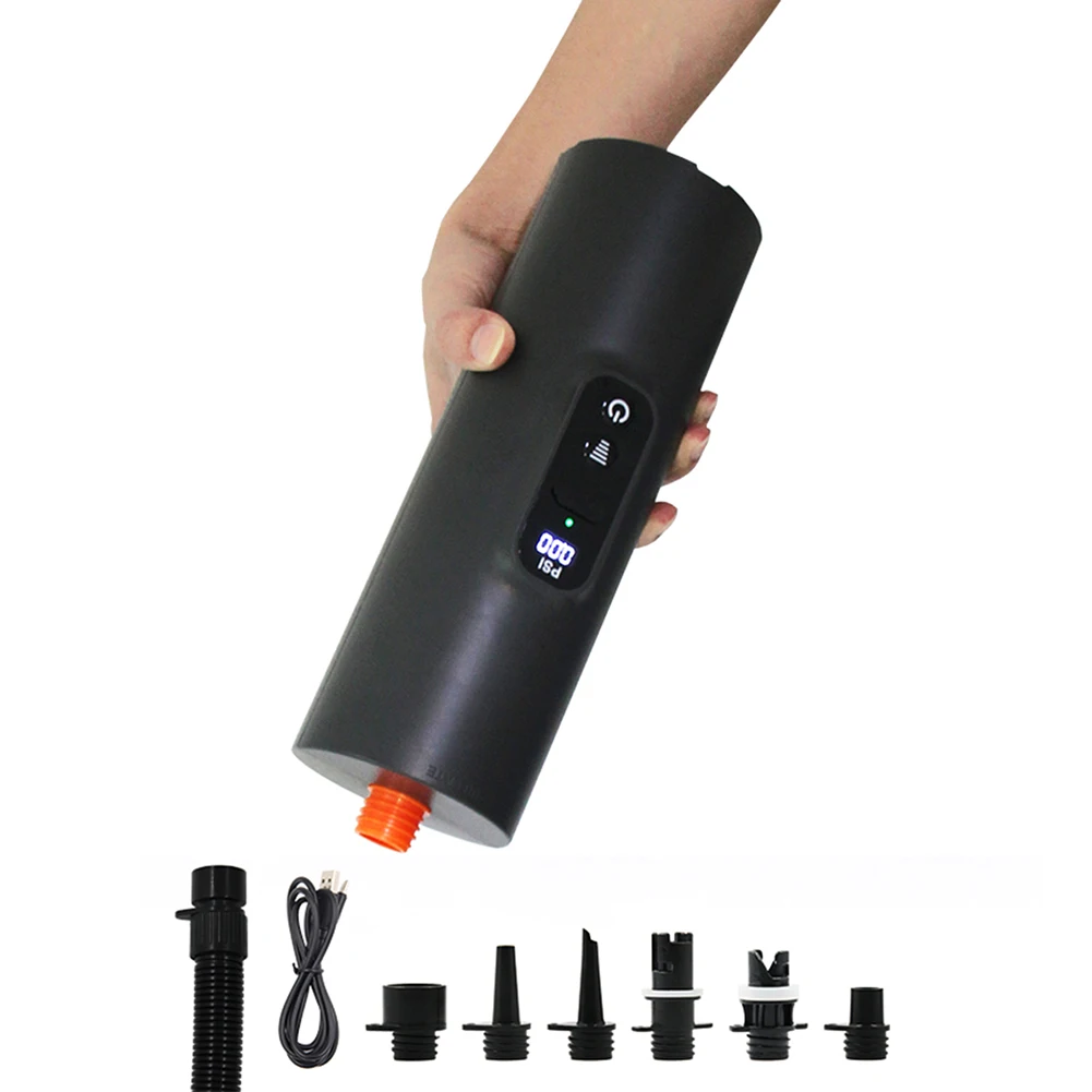 

Надувной насос для лодки 10PSI SUP с автоматическим отключением, насос для доски для серфинга, портативный воздушный компрессор для доски для серфинга стоя