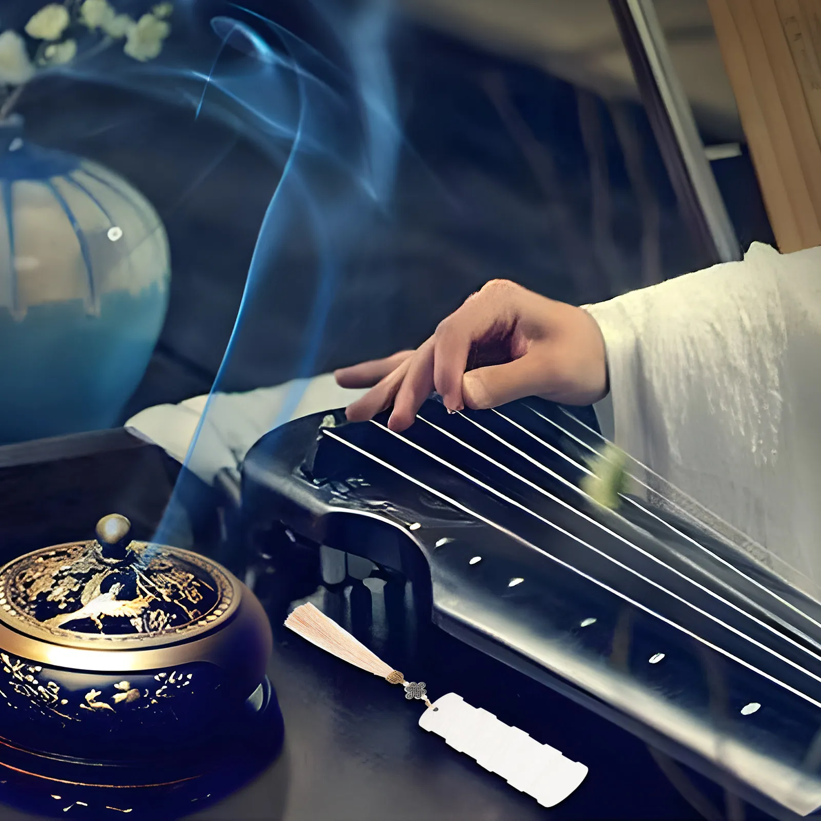 Acrylic Guzheng Nail Storage Board for Chinese String Instruments - Space Saving Compact Design Organizes Guzheng Pipa Guitar