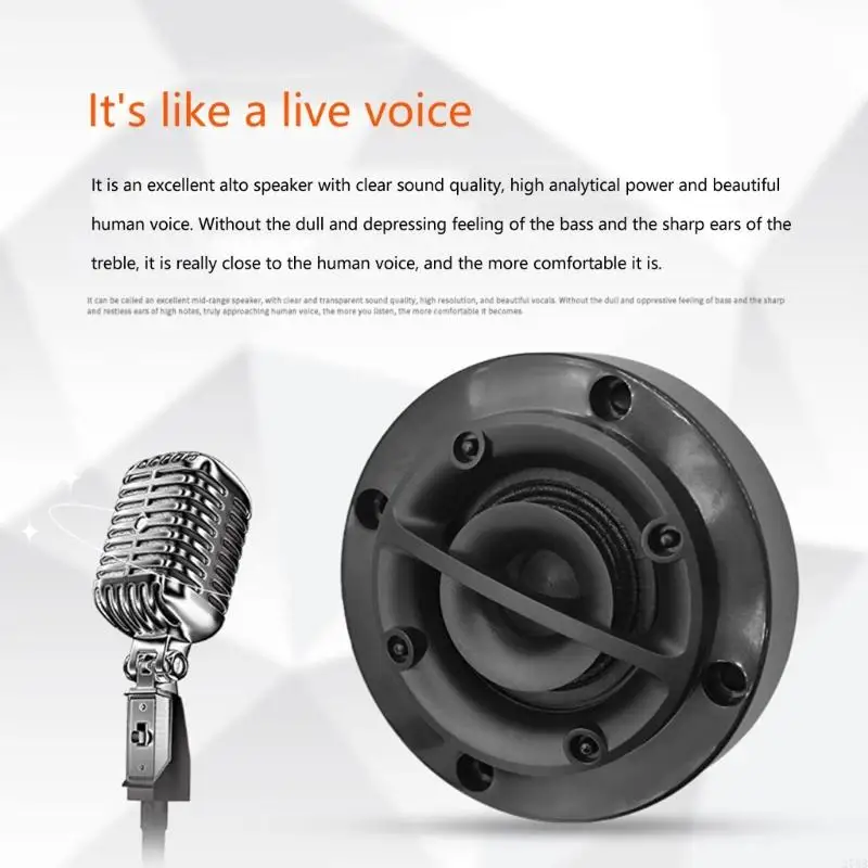 270B Xe Midrange Loa cho xe A Pilled với độ bền của ABS và Superiorly Sound Motion Horn