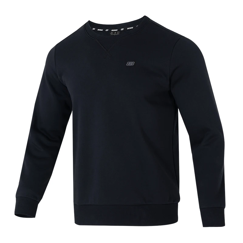

Skechers Round Neck Loose Thickened Fleece-Lined Warm Casual Pullover Men's Running Sports Sweatshirt Fhl421M129-0018