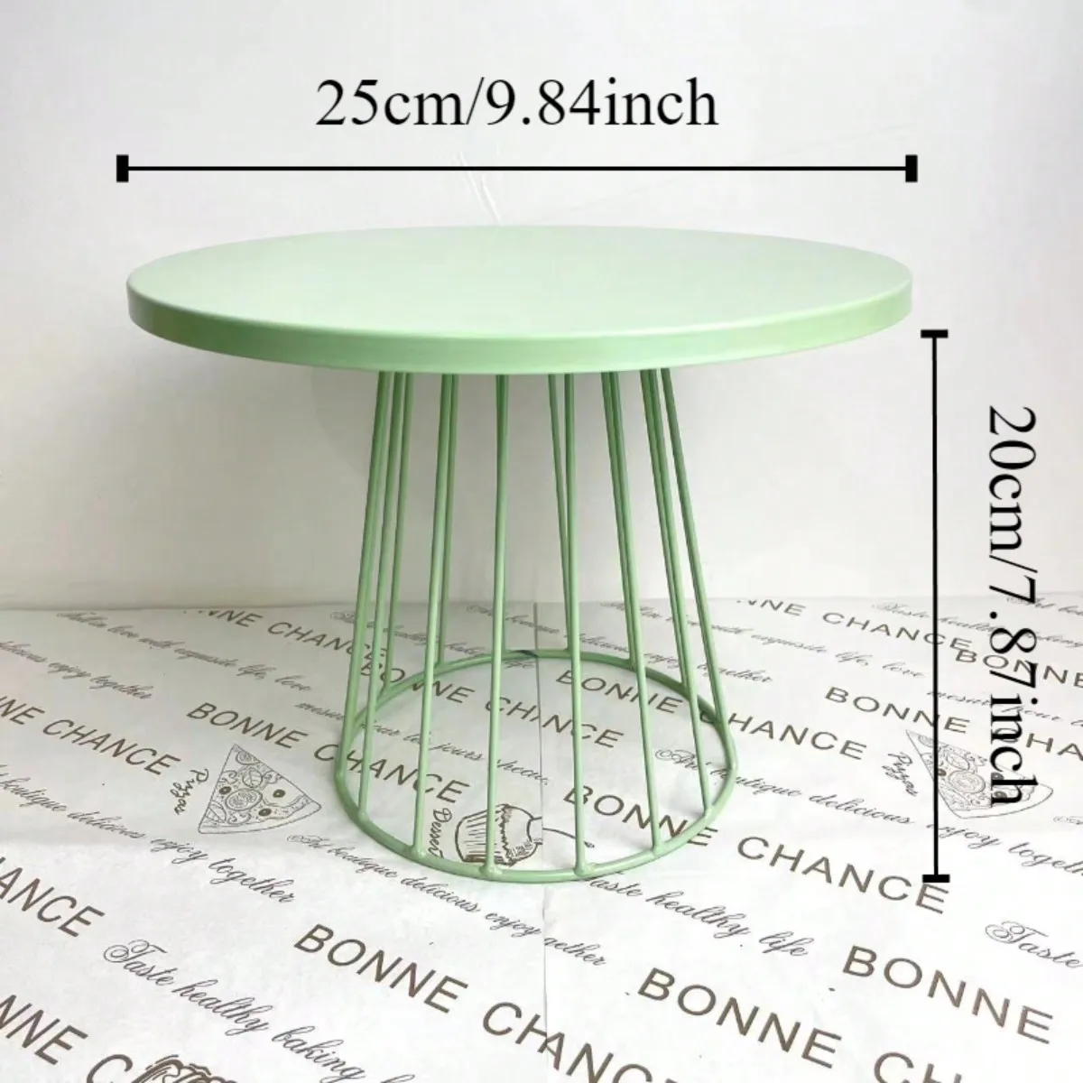 Picture 4: 2pcs Green Vintage Afternoon Tea Snack Cake Dessert Stand