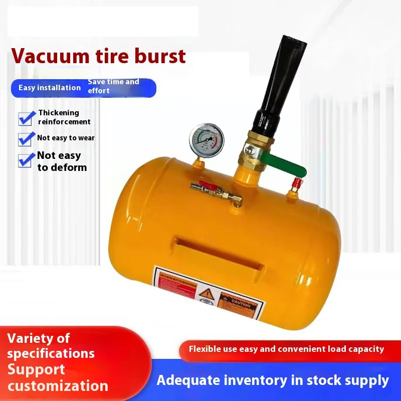 Tubeless Tire Repair Tool, Car Tire High-pressure Inflator,car High-pressure Bursting Machine with Precision Pressure Gauge