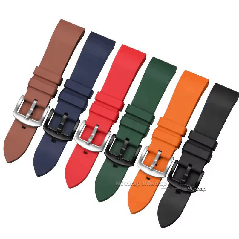 Schnellverschluss-Uhrenarmband aus Silikonkautschuk, 20 mm, 22 mm, Sportuhrenarmband, Schwarz, Grün, Orange, Blau, Armband, Armbänder, 18, 19, 21, 24 mm – Detail 3