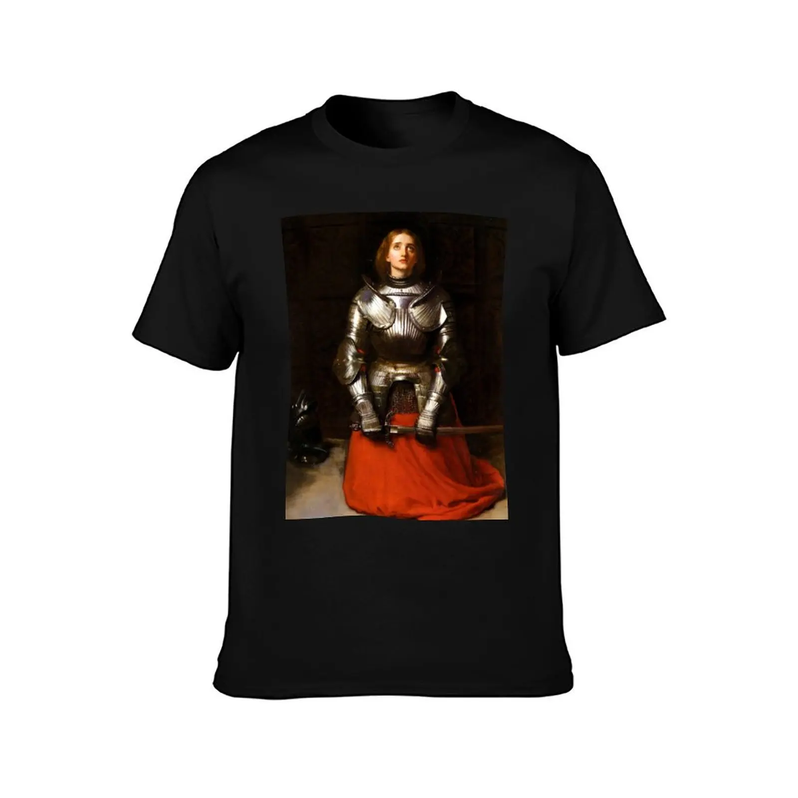 Joan of Arc - John Everet Millais T-Shirt anime topping quick drying Short sleeve tee mens white t shirts