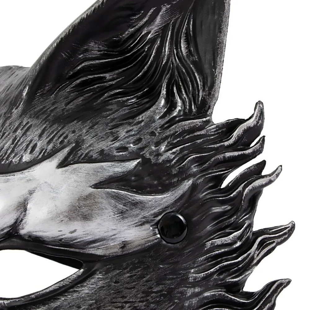 Maska Wilka na Halloween, Kreatywna Półmaska Zwierzęca, Maskarada, Rekwizyty do Przebrań, Piankowa Maska Cosplay dla Mężczyzn