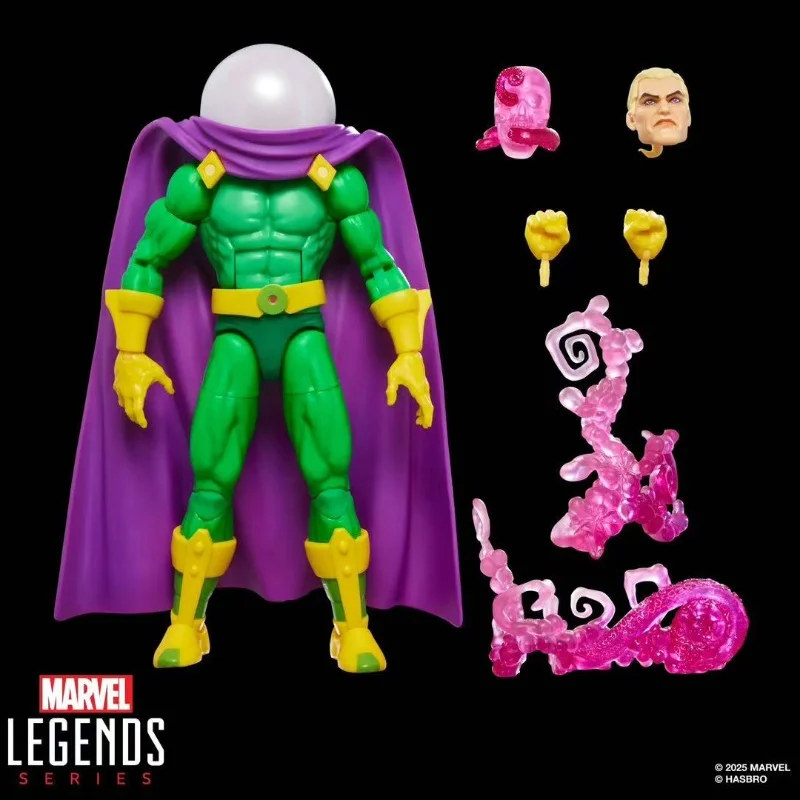 

Предварительная продажа Hasbro Marvel Legends Mysterio Ретро-карта Фигурка из натуральной ПВХ Подвижная фигурка Комиксы Коллекционная аниме-игрушка в подарок