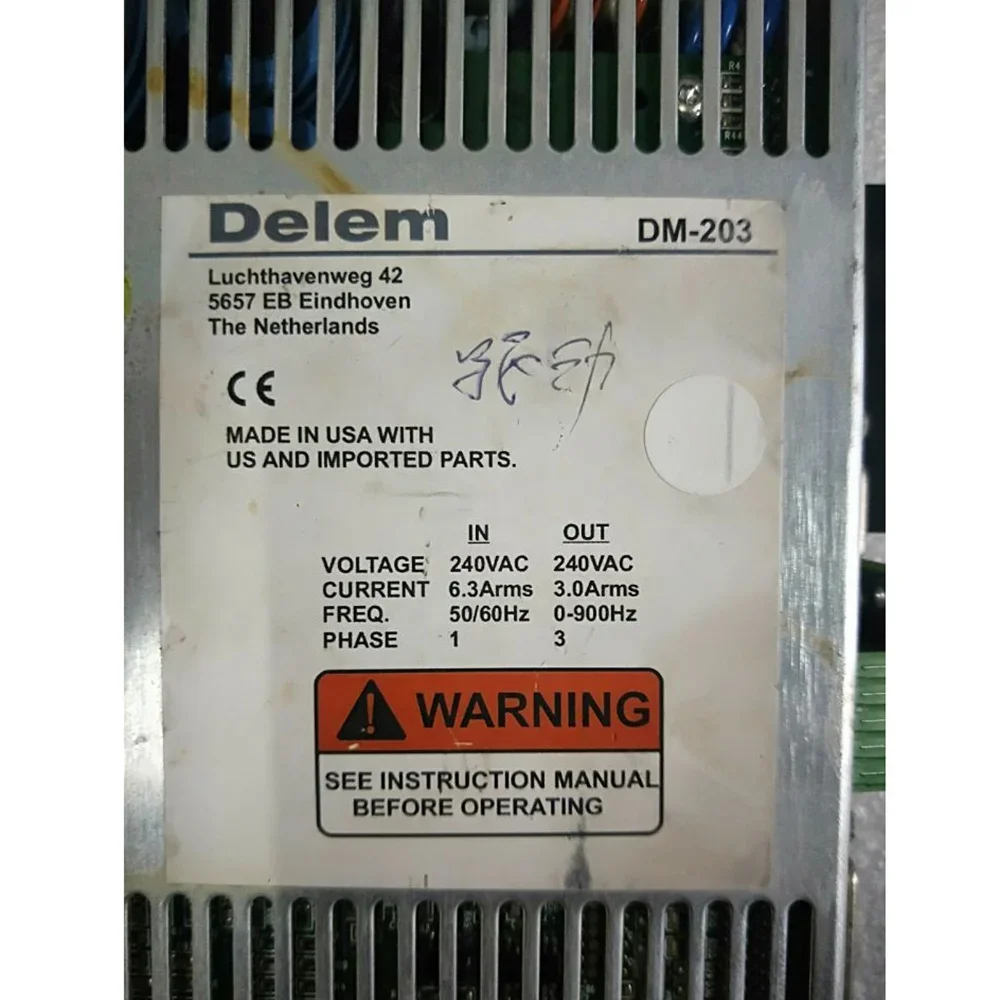 Controlador de amplificador de servo drive AC Delem DM-203