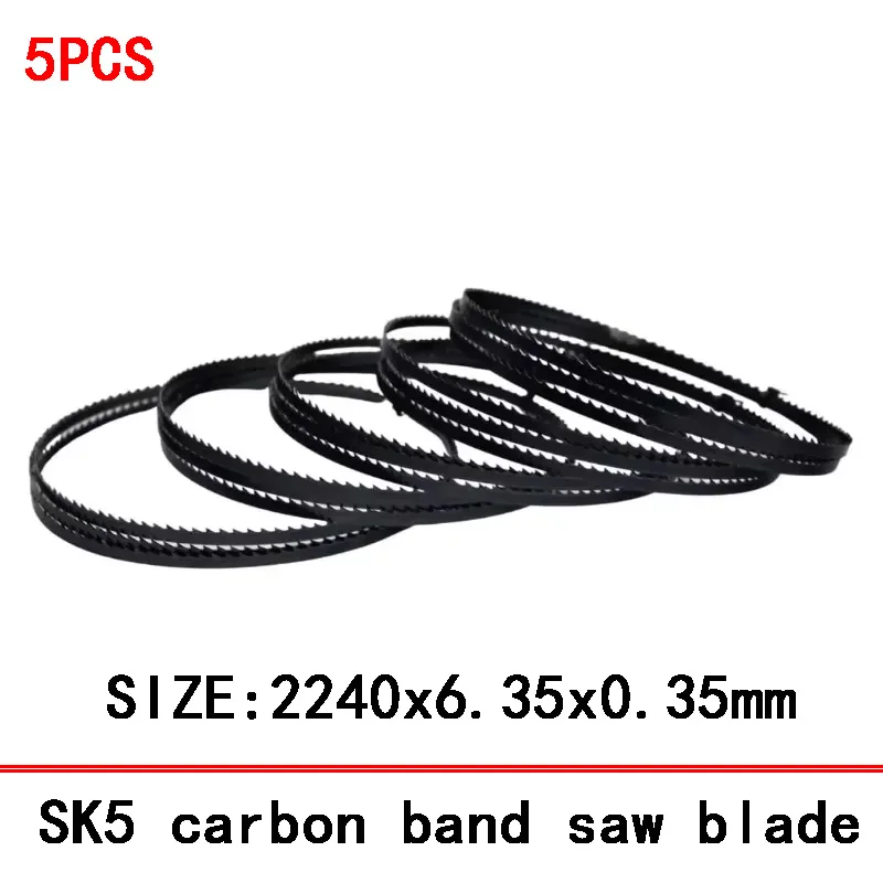 

5Pcs Bandsaw Blade 2240mm Band Saw Blades 2240 6.35 0.35 Mm 10T TPI for Example Metabo Atika Güde Makita Scheppach