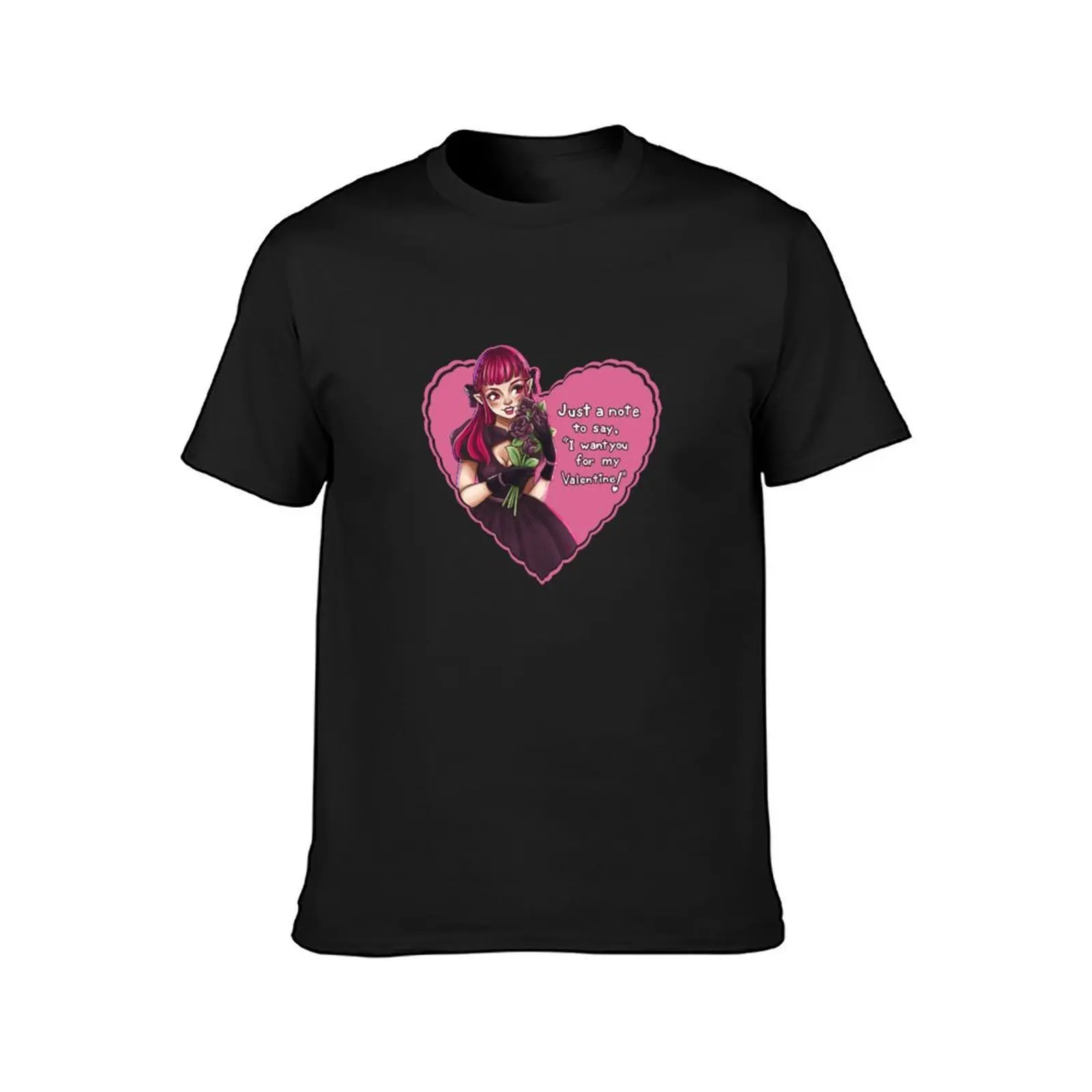 Happy Valentine Lovely Elf T-Shirt korean fashion customs design your own Men's clothing