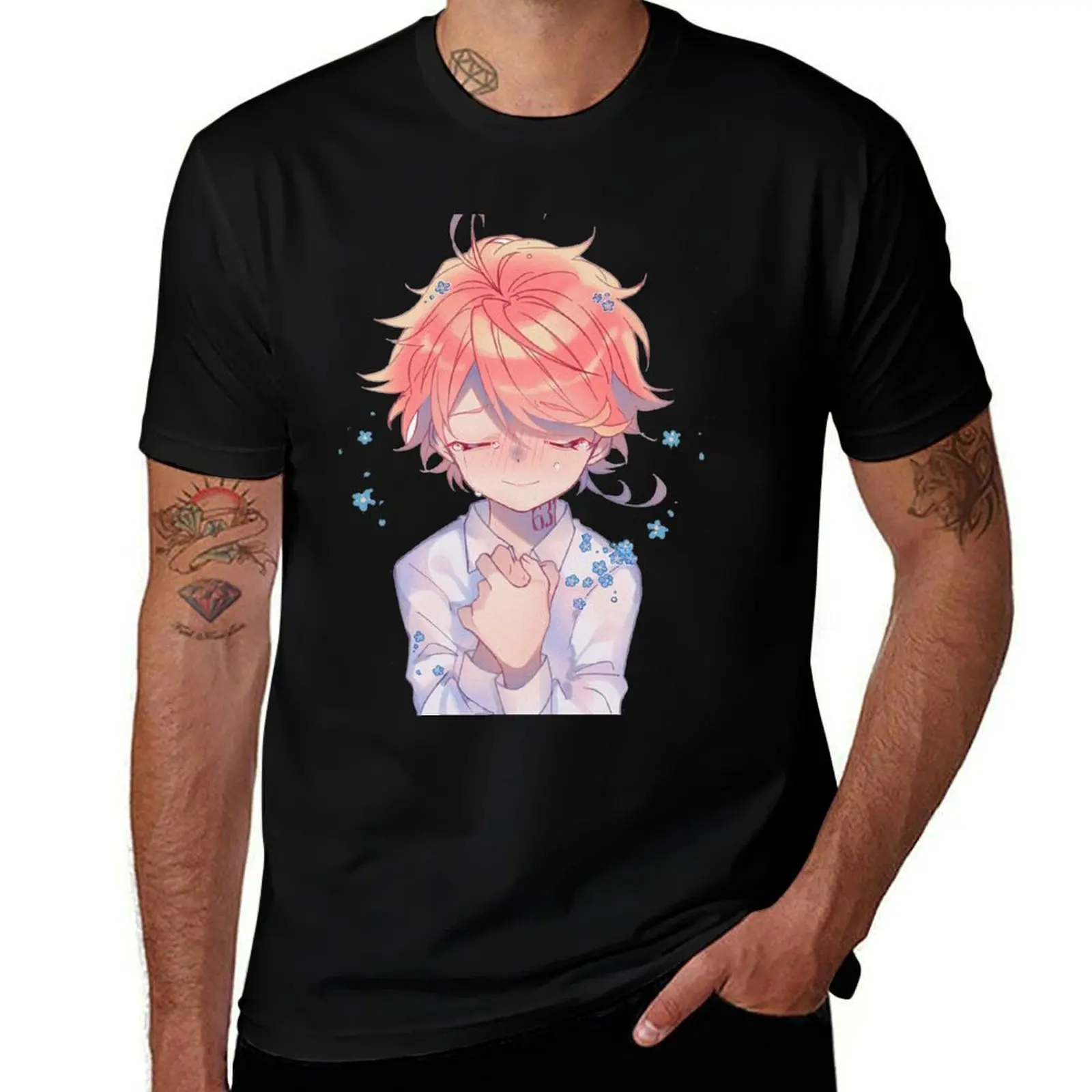 Happy Emma fanart : The Promised Neverland T-Shirt Festival Short Sleeve T-Shirt