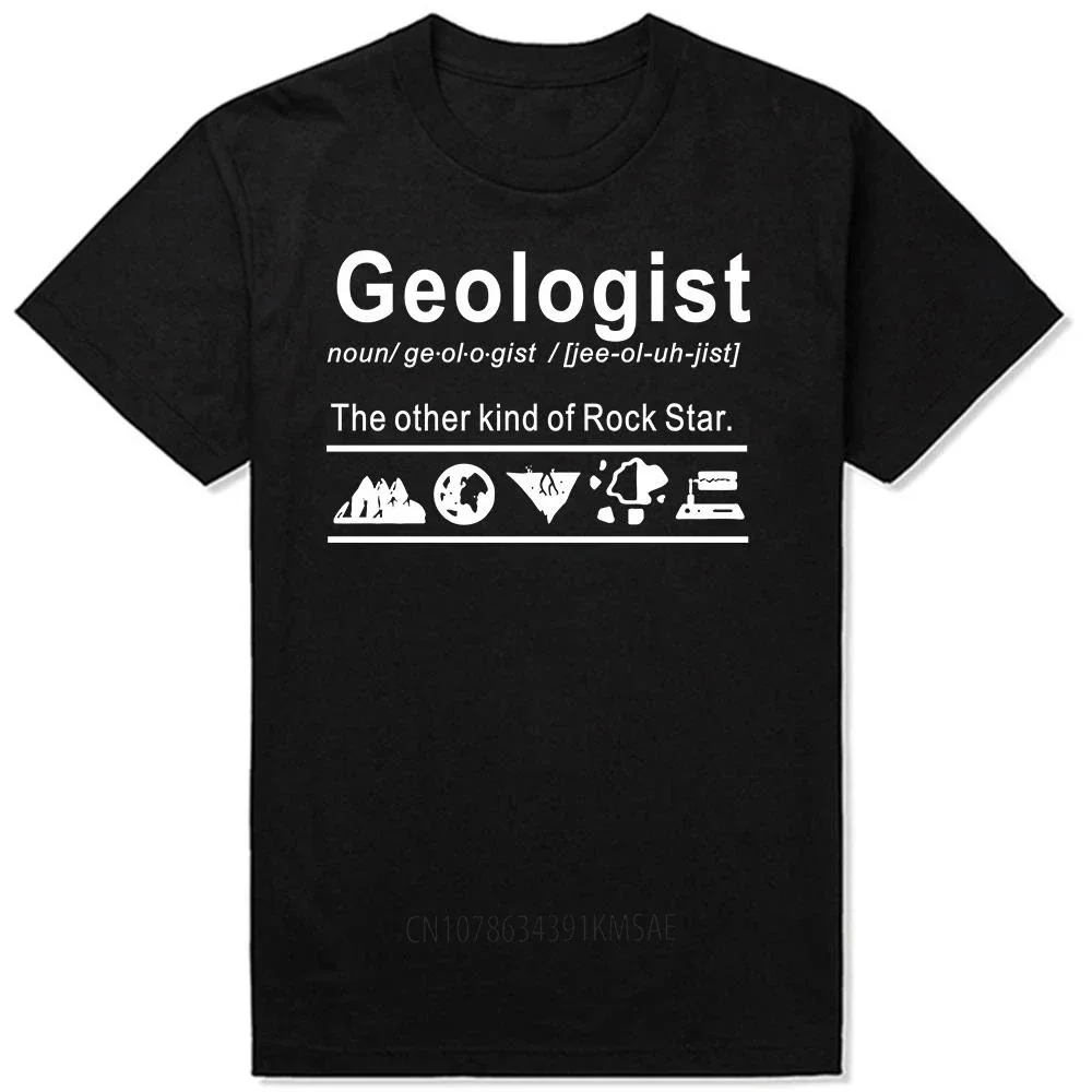 Geologist Definition Geology Rock Geek Humor T Shirts Graphic Cotton Streetwear Short Sleeve Gifts Summer T-shirt Mens Clothing