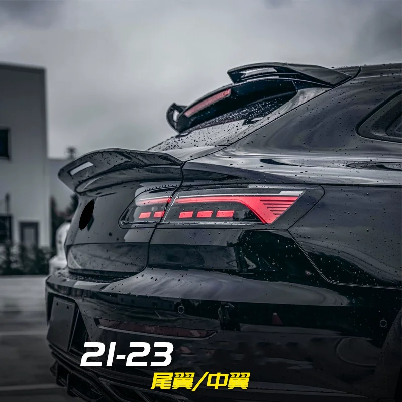 Gloss black Tail Wing for vw Passat cc Arteon Shooting Brake 21-24 modified ABS Rear spoilers Top wing