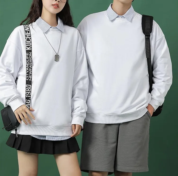 2025 الخريف المرأة هوديس طويلة الأكمام البلوز بلون البلوز المرأة الشتاء عادية البوليستر الهيب هوب الرياضة Y2k القمم