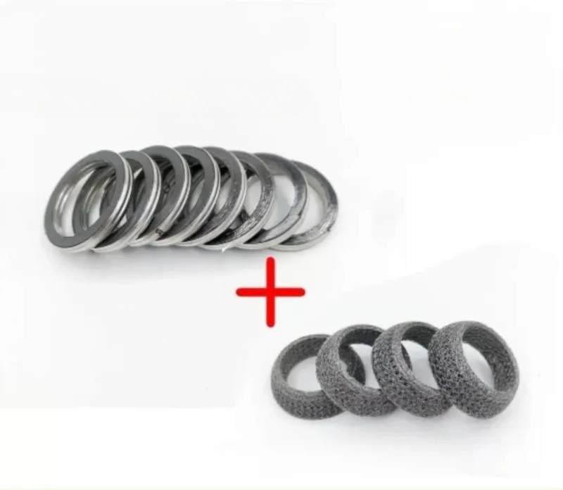 Universal Tricycle Exhaust Pipe Gasket Muffler Intermediate Interface Gasket High Temperature Resistant And Leak Proof