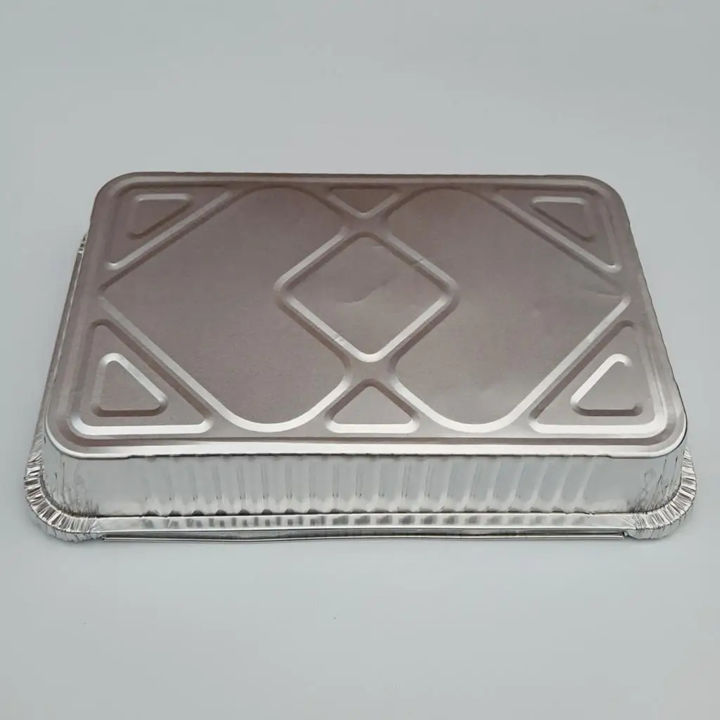 Disposable Non Stick Foil Pans for Baking Roasting Grilling Chicken Pork Vegetables with Easy Cleanup