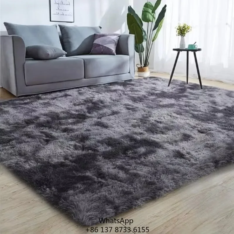 Factory Wholesale Natural Genuine Rex Rabbit Faux Fur Rug Carpet Throw Soft Fur Rug Real Animal Fur Blanket Cushion Rug