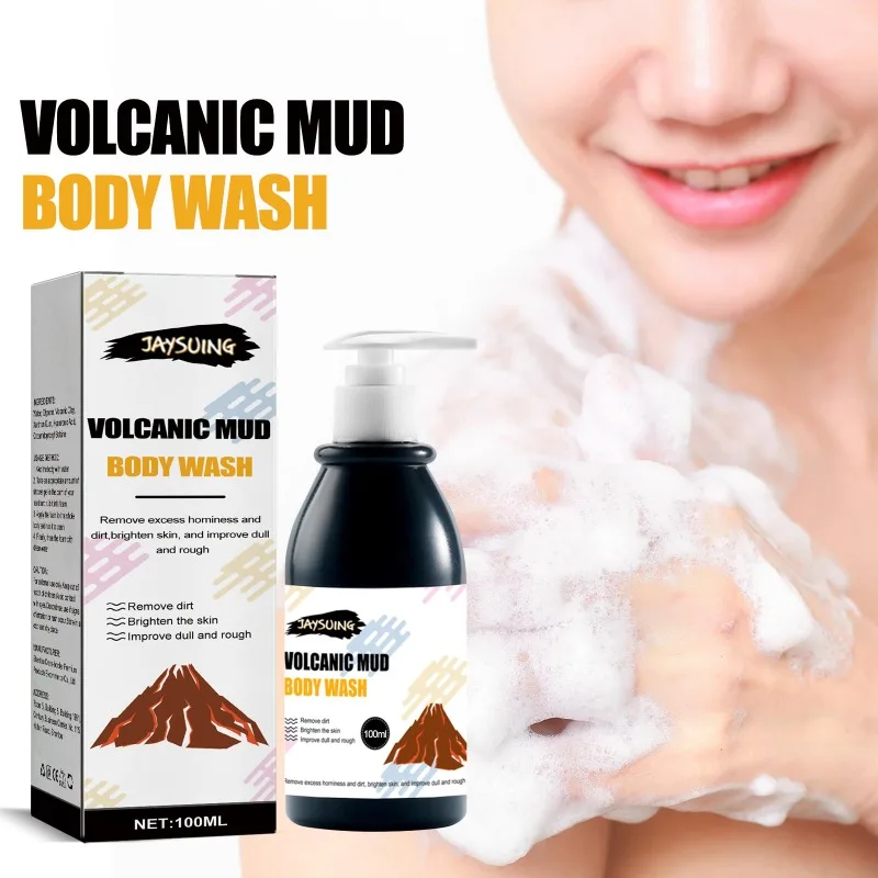 

Deep Sea Volcanic Mud Body Wash Gently Cleans Hydrates Relieves Dry Delicate Whitening Skin