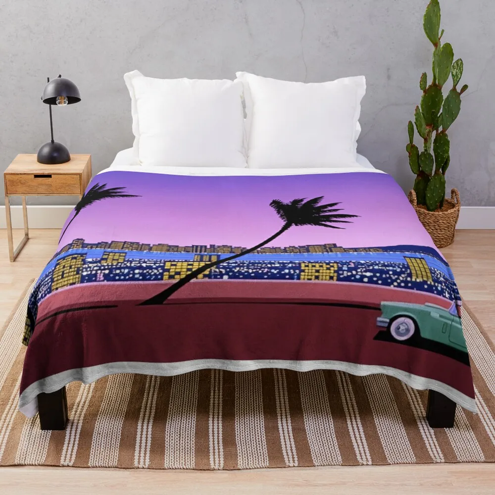 hiroshi nagai Throw Blanket Luxury christmas gifts Blankets For Bed Blankets