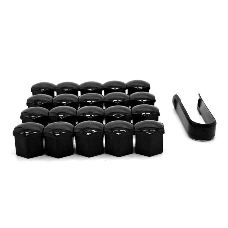 17/19/21MM Car Wheel Nut Head Cover Caps Protection Anti-Rust Auto Hub Screw Cover Car Tyre Nut Bolt Exterior Decoration 20Pcs