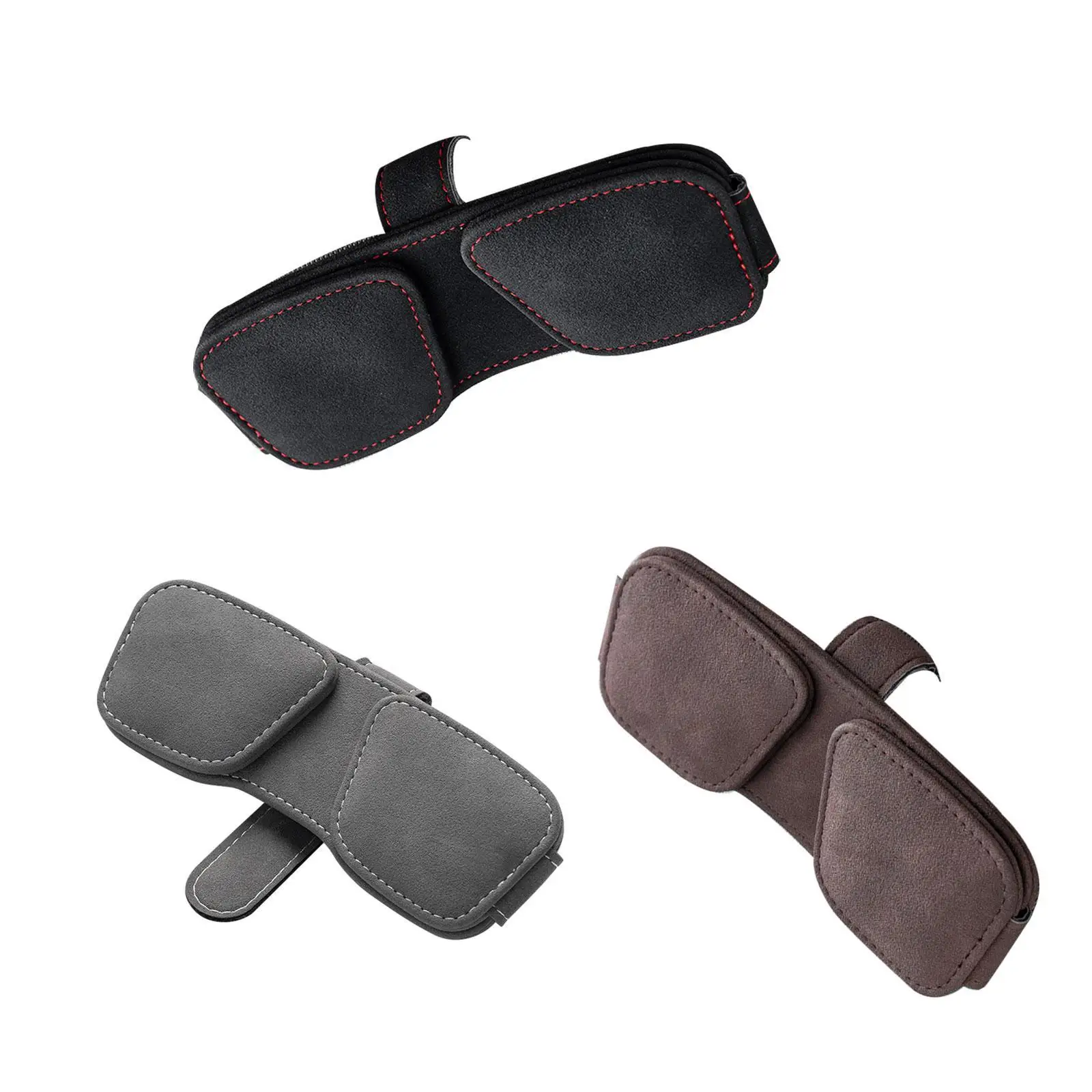 Sunglasses Holder for Car Sun Visor Double Positions for Women Men Lightweight Auto Interior Accessory Auto Eyeglasses Clip