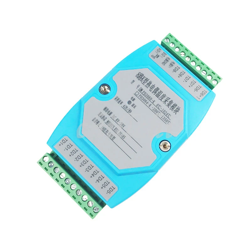 

8 Channel K-type Thermocouple Acquisition Module RS485 MODBUS RTU Protocol PD-3060/PD3064-K