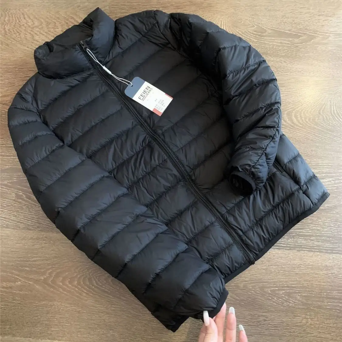 Ultra-Light down Cotton Jacket Men's Large Size Autumn Winter Warmth Fashion City Style Standard Version Outerwear Coat