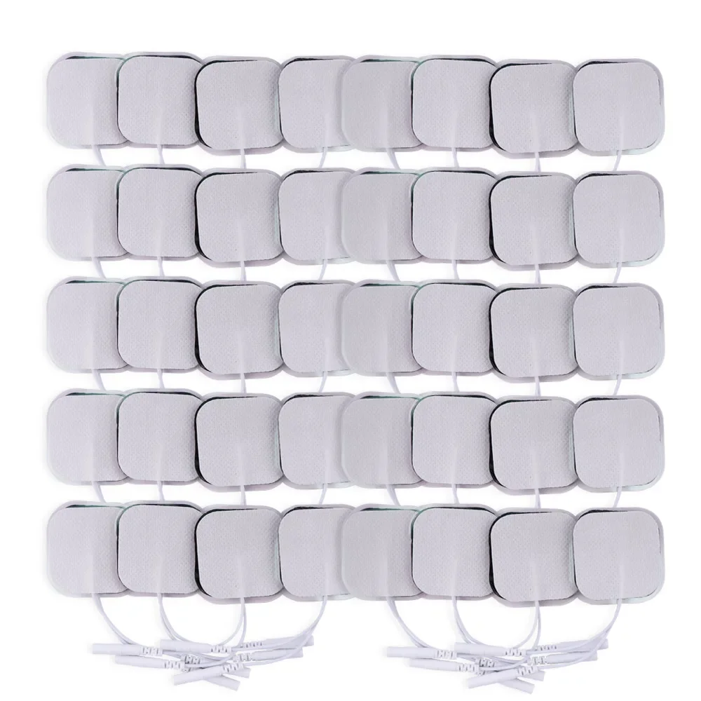 Tens EMS-Elektroden-Pads, Vliesstoff, selbstklebendes Ersatz-Massage-Patch für Muskel-Elektrostimulator, Körpermassagegerät