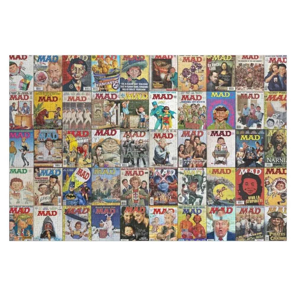 

Mad Magazine Jigsaw Puzzle Custom With Photo Personalized Toys Customized Toys For Kids Puzzle