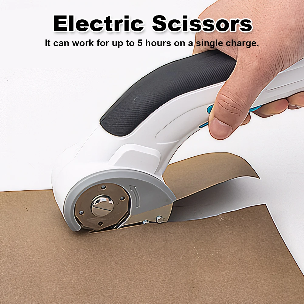 PVC Leather Sewing Tailor Scissor Carpet Trimmer 3.6V Cordless Electric Scissors USB Rechargeable Fabric Cutting Machine Lithium