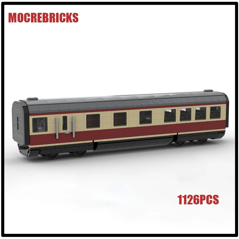 

Europ Express Railway Train BR 601 VT 11.5 Diesel Mulitple Locomotive MOC Building Block Assembling Model Kid's Bricks Toys