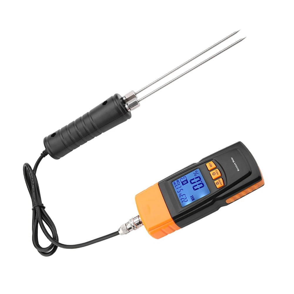 

Цифровой измеритель влажности древесины GM620 с регулируемыми уровнями влажности для точного измерения различных материалов