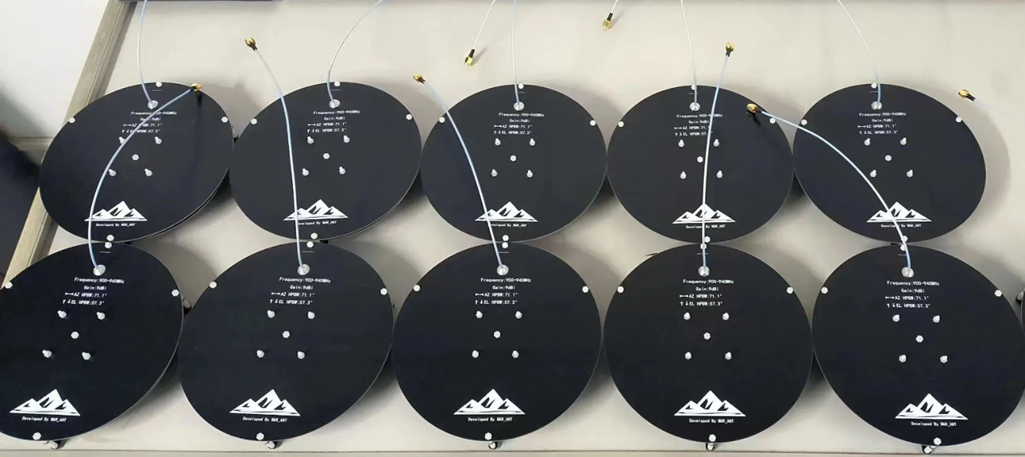 915 متر 9dBi خط الاستقطاب هوائي اتجاهي مكاسب عالية