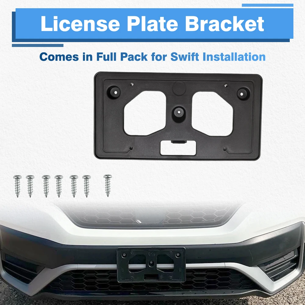 

For Honda CR-V 2020 2021 2022 Car Front Bumper License Plate Frame Bracket 71145TLAA50 71145-TLA-A50 HO1068134 191275719718