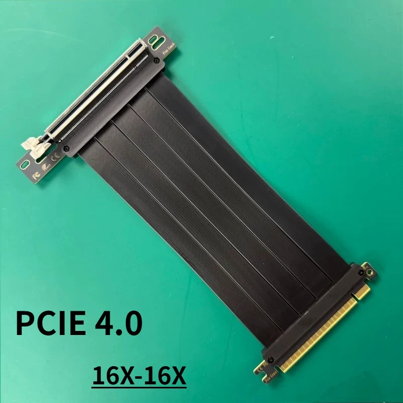 Full Speed 4.0 PCI-E X16 Riser Cable Graphics Card Extension Cord PCI Express Lossless Shielded Extender Antijam GPU 150mm 200mm