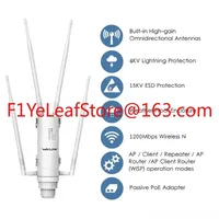 Wholesale Outdoor Access Point Waterproof Dual Bands 1200Mbps Router/AP/Mesh/Repeater Mode PoE AC1200 Wavlink WiFi Extender