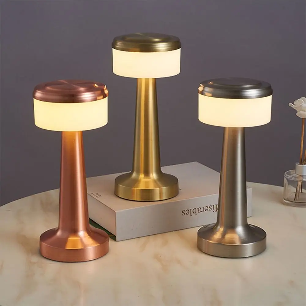 New Bar Cordless LED Table Lamp Dimmable Lights USB Rechargeable Lamps Night Light