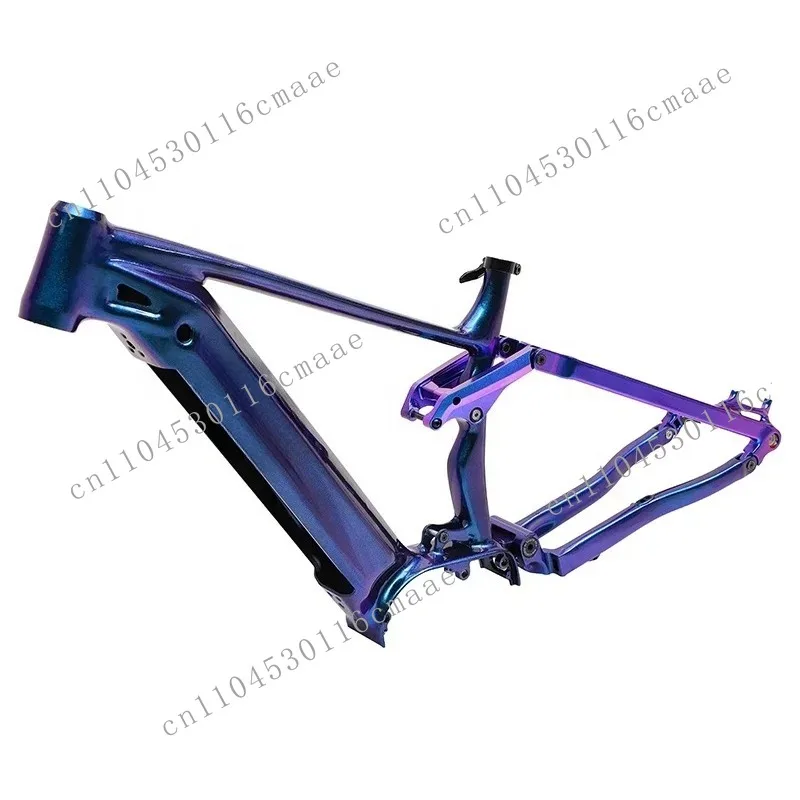 New 1000W Electric Bicycle Frame with Full Suspension 27.5/29-inch Electric Mid Drive Bicycle Frame
