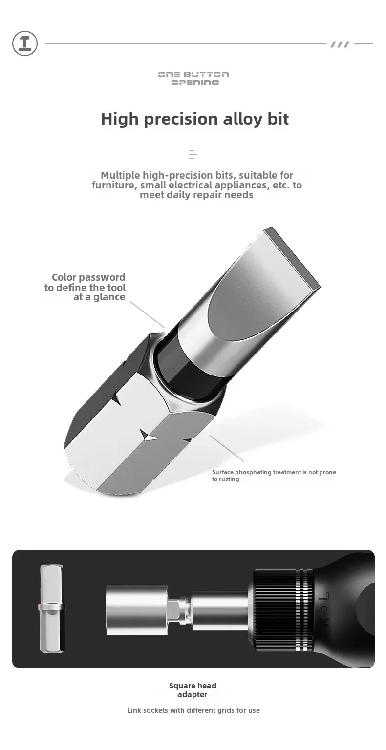 Professional Grade Ratcheting Screwdriver Set with Magnetic Triangular Bits and Ergonomic Handle