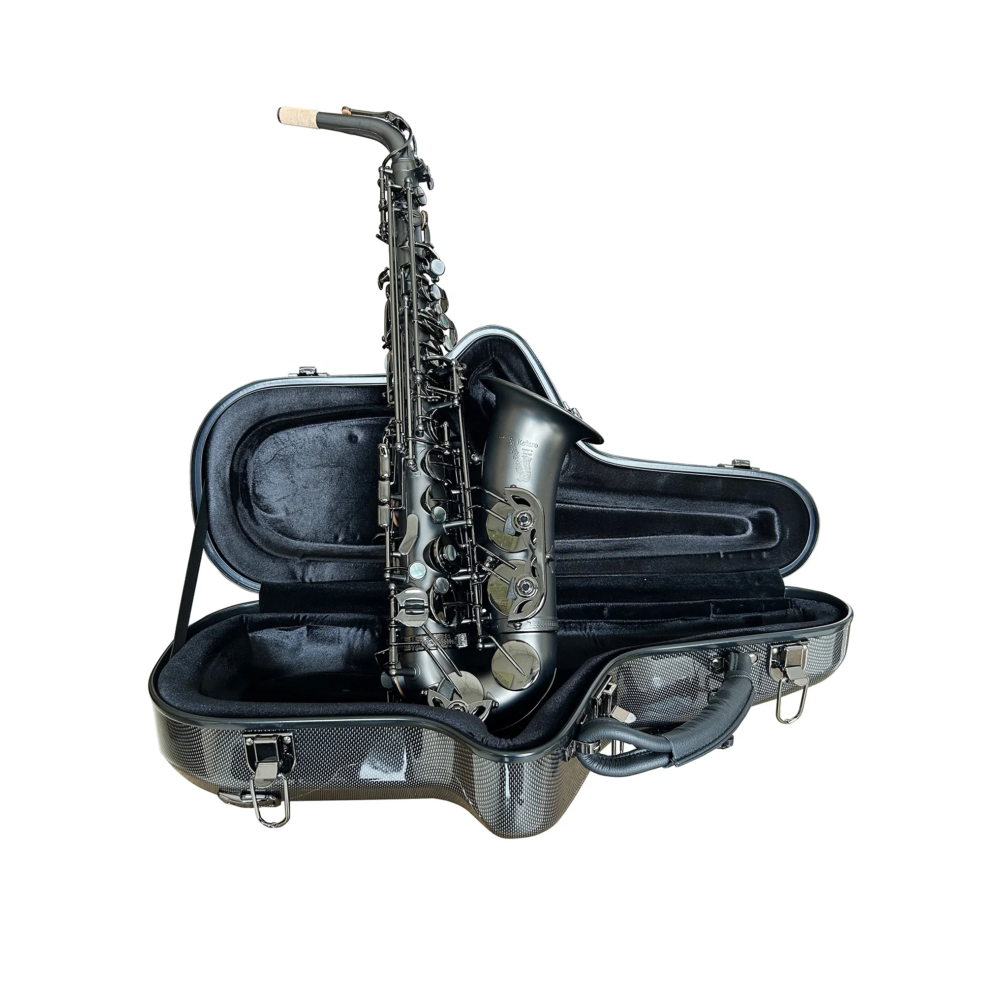 SEASOUND OEM Professional Blacknickel Matt Alto Saxophone JYAS102BNMT