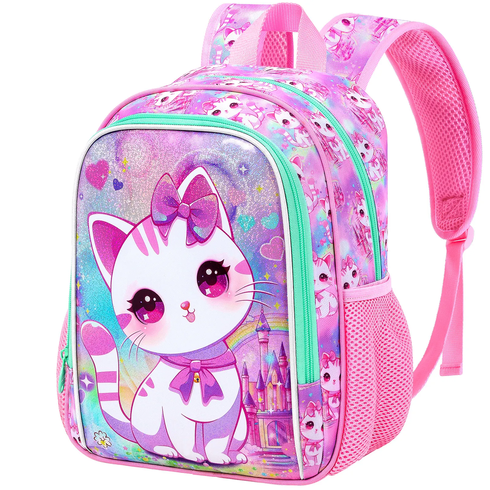 

Toddler Backpack for Boys Girls, Dinosaur Unicorn Cat Preschool Bookbag Kindergarten Cute School Bag