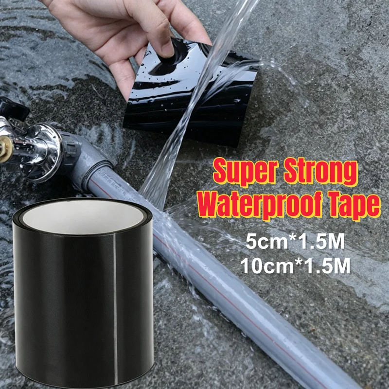 Self-Adhesive Tape Super Waterproof Leak Repair for Pipes,Hoses,Emergency Fix Pipe Repair Tape Anti Leakage Hose Seal Patches