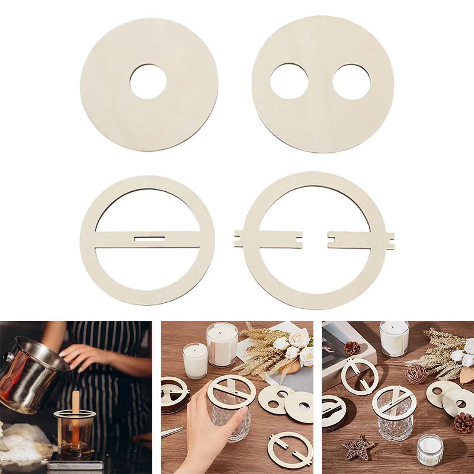 5X Wood Candle Wick… - image