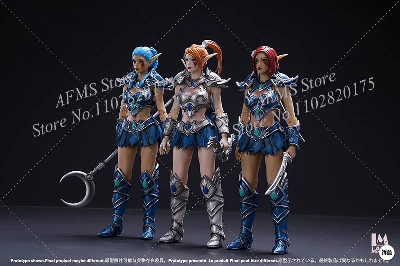 WOW 1/12 Scale Collectible Figure Oak Town Fairy Elf Guard Adventure World Battle Doll 6inch women Action Figure Soldier Model